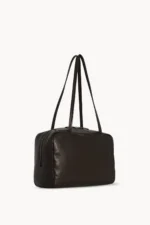 The Row Astra Dark Brown Luxury Bowling Bag