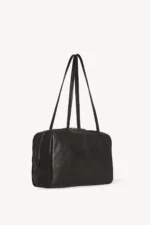 The Row Astra Walnut Shadow Luxury Bowling Bag