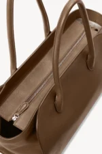 The Row Marlo 14 Tawny Brown Leather Bag
