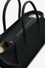 The Row Marlo 12 Black Bag