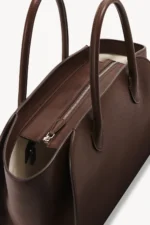 Deep Brown The Row Marlo 12 Handbag