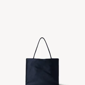 The Row Cecily Top Handle Bag Dark Navy