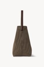 The Row Large N/S Park Taupe Leather Tote Bag