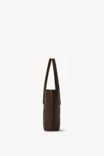 The Row Alger Tote Bag In Deep Brown