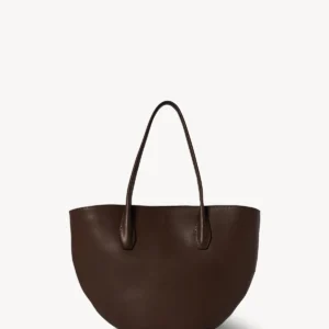 The Row Alger Tote Bag Deep Brown