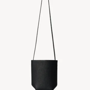 The Row N/S Park Crossbody Bag Leather Black