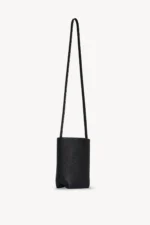 The Row N/S Park Black Leather Luxury Crossbody Bag