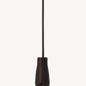 The Row N/S Park Deep Brown Leather Crossbody Bag