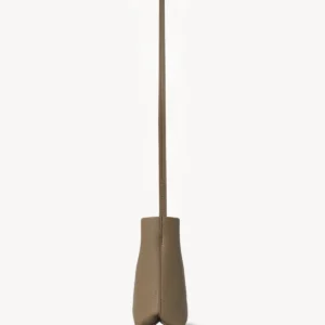 The Row N/S Park Dark Taupe Leather Crossbody Bag