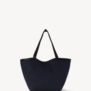 The Row Park Tote Three Canvas Bag In Black