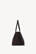 The Row Park Tote Three Stitch Bag In Dark Brown