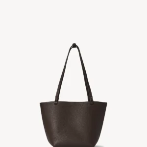 The Row Medium Park Tote Bag Deep Brown