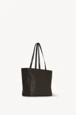 The Row Hector Tote Bag With Ebony Brown Leather Finish