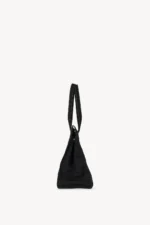 The Row Sisal Black Leather Shoulder Bag