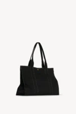 The Row Sisal Shoulder Bag In Black