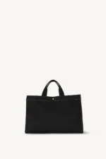 The Row Sisal Shopper Bag Black