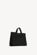 The Row Sisal Black Luxury Shopper Bag
