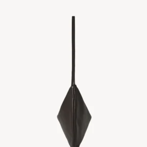The Row Small Izzy Ebony Brown Leather Bag