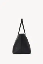The Row XL Park Tote Bag With Stitched Detailing In Black