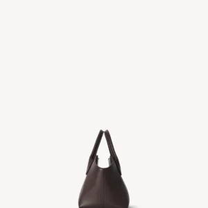 The Row Terrasse Bauletto Bag In Dark Brown
