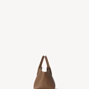 The Row Terrasse Bauletto Bag In Tawny Brown