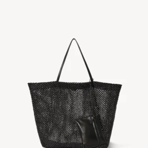 The Row Barn Black Leather Tote Bag