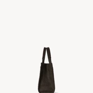 The Row Georgia Mini Bag In Dark Brown