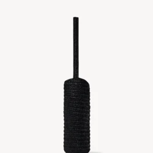 Black The Row Alma Raffia Shoulder Handbag