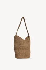 Thé The Row Alma Raffia Shoulder Handbag