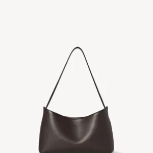 The Row Alma Baguette Dark Brown