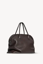 The Row Dark Brown Agnes 15 Leather Bag